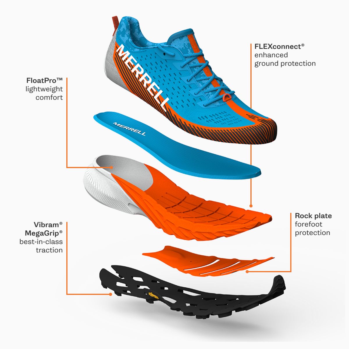 Merrell Men's Agility Peak 5 Trail Running Shoes