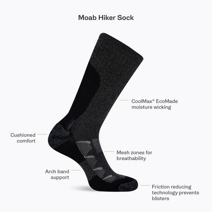 Merrell Moab Hiking Quarter Sock - Socks