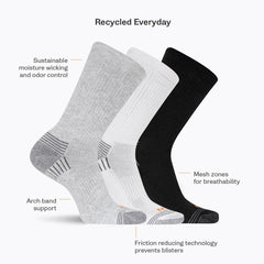 Merrell Recycled Low Cut Tab Sock 3 Pack - Socks