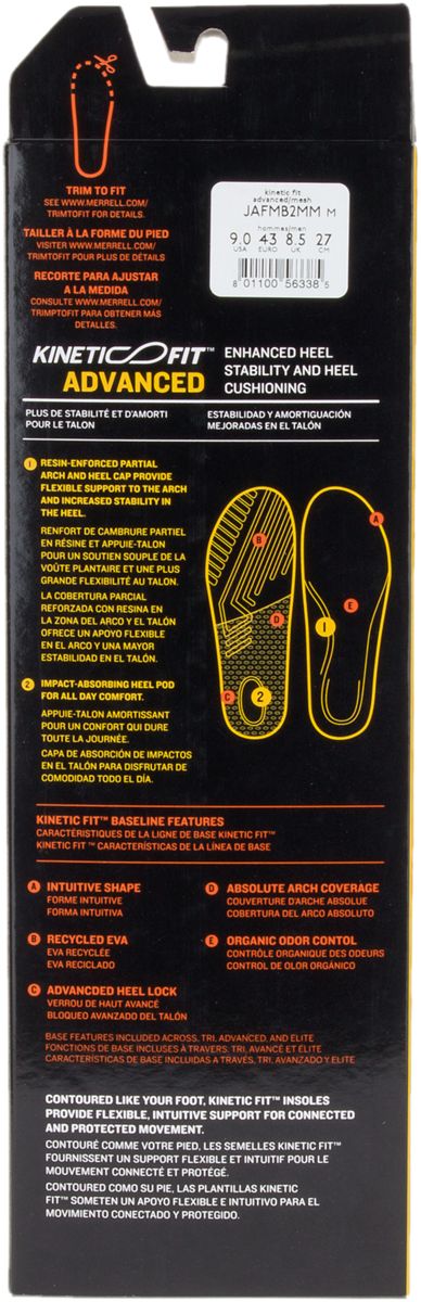 Merrell Women - Kinetic Fit™ Advanced Footbed - Insoles